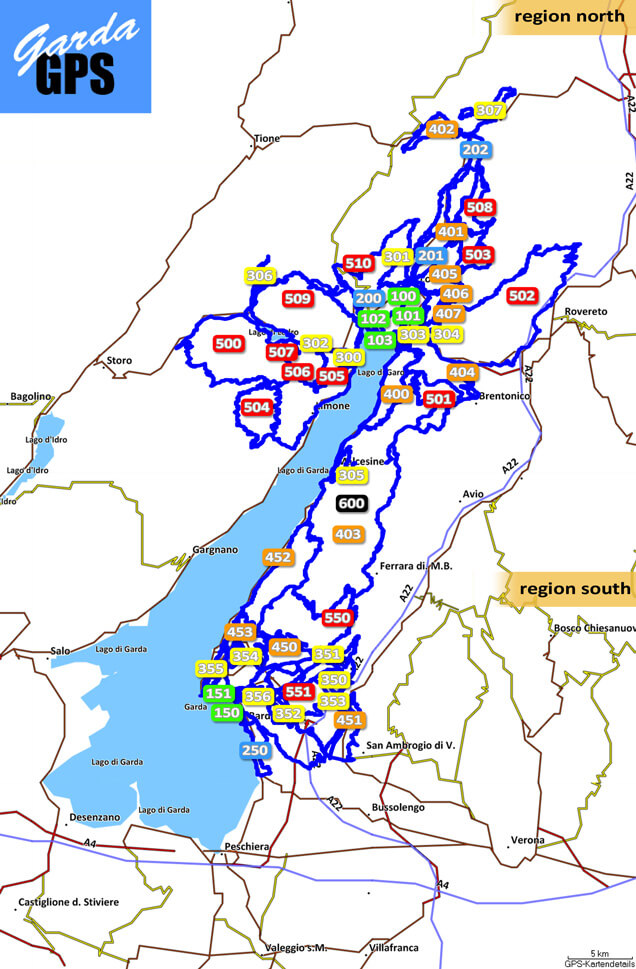 Gardasee GPS Bikeguide 1 english
